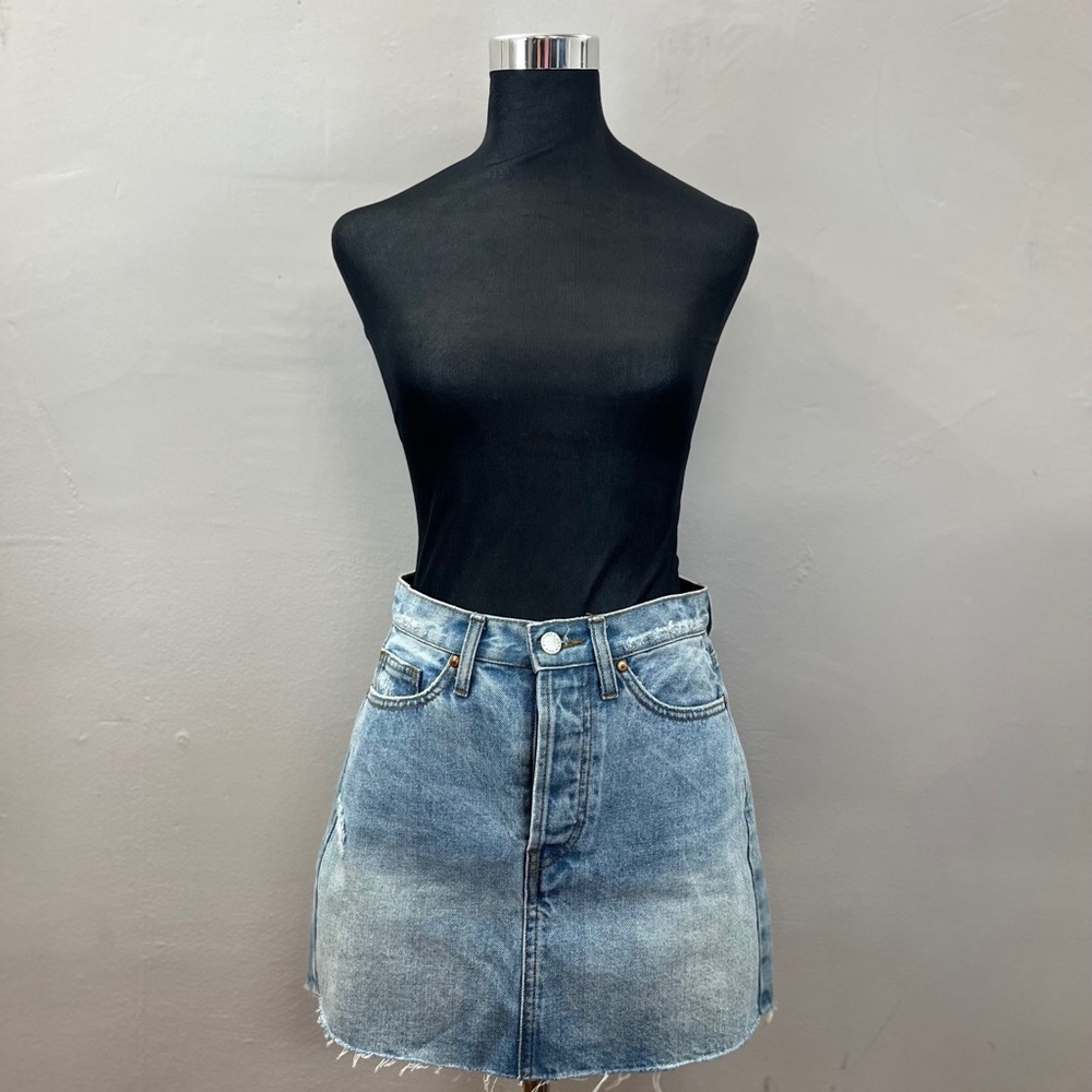 Denim Mini Skirt